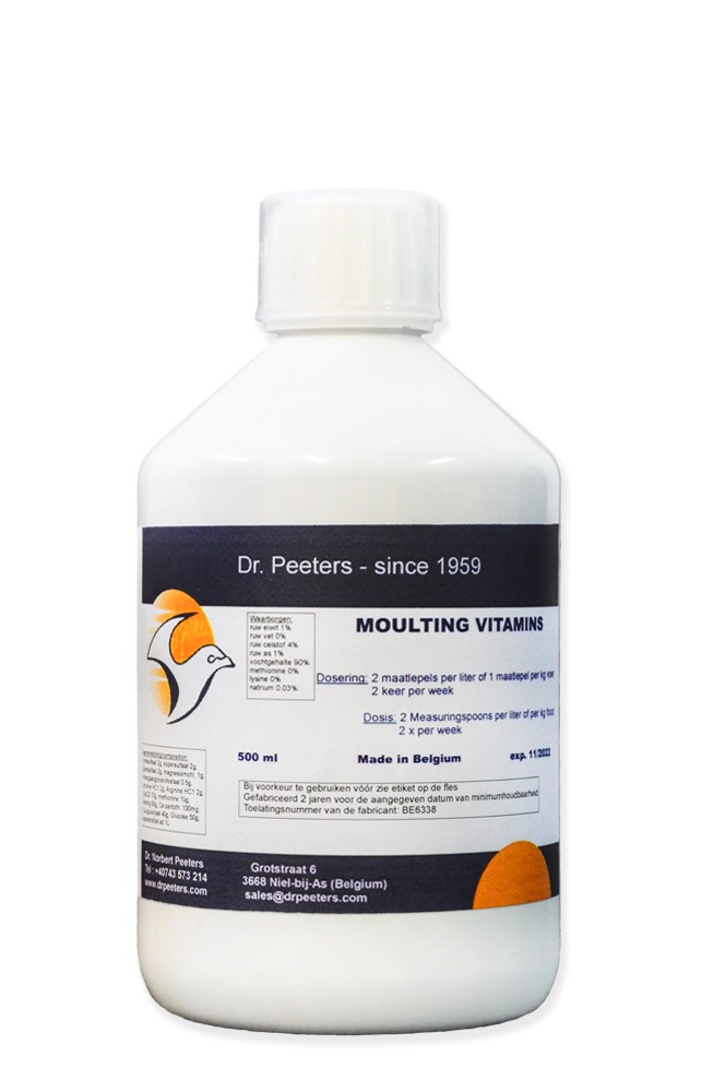 Moulting Vitamins 500ml - vitamine naparlire -