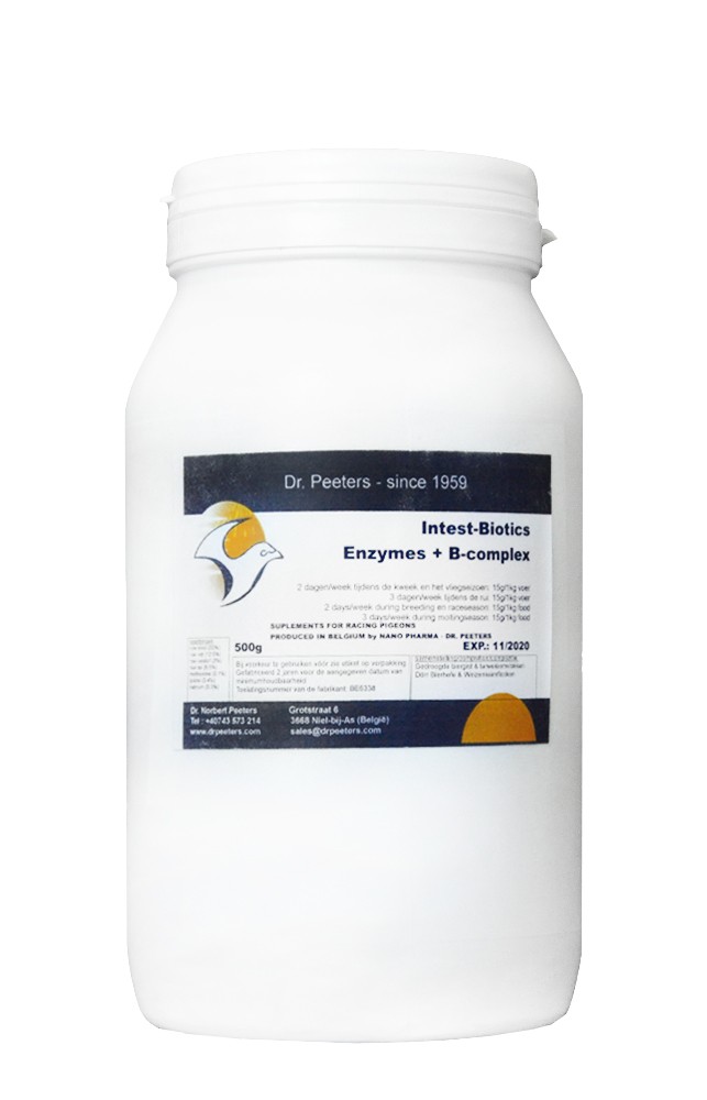 Intest Biotics 500g - Enzime + B-Complex -