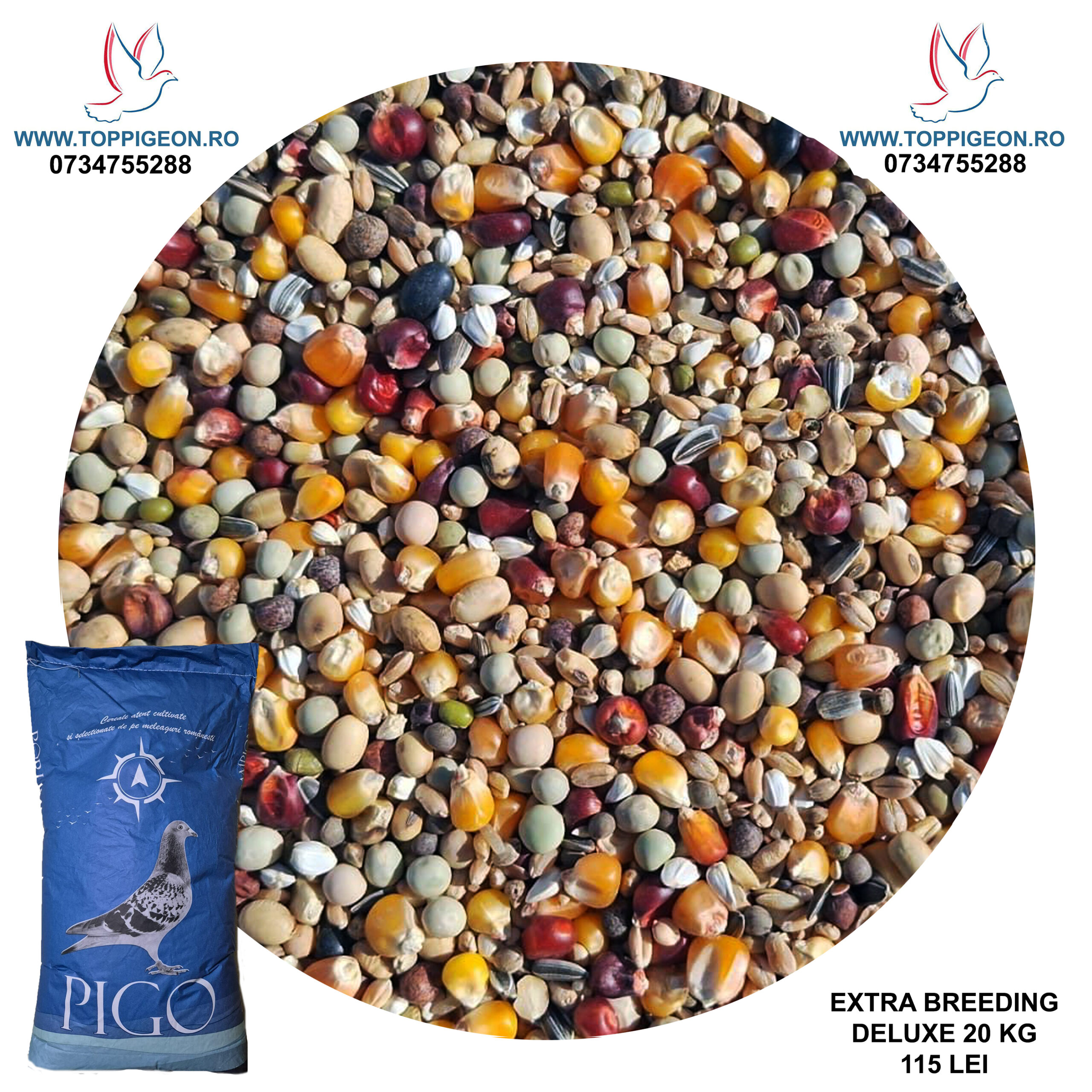 Extra Breeding Deluxe PIGO 20 Kg