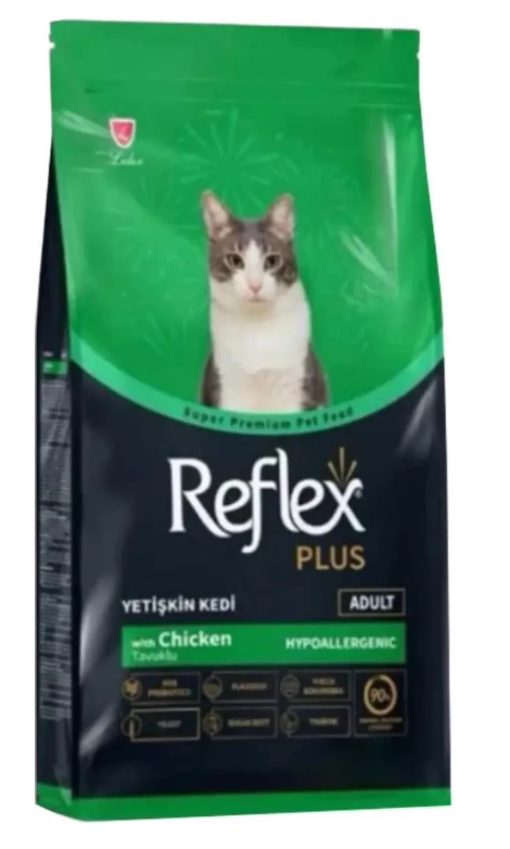 Reflex Plus Adult Cat cu Pui, 15 kg