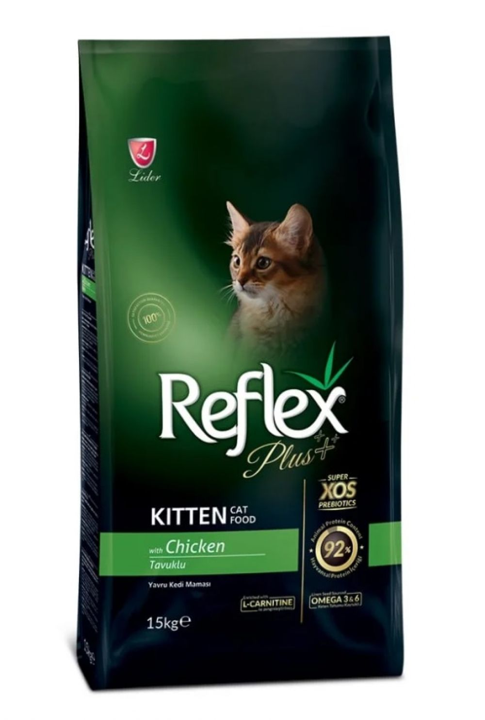 Reflex Plus Kitten cu Pui, 15 kg