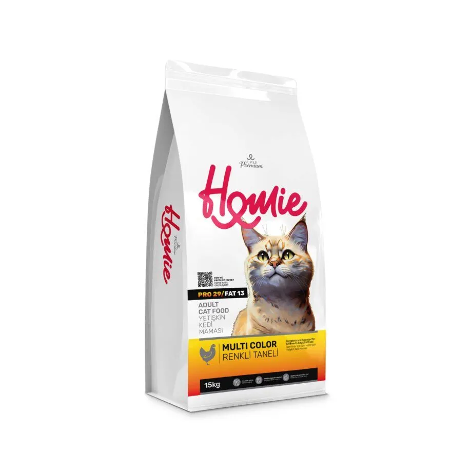 HOMIE SUPER PREMIUM CAT ADULT Multicolor 15 KG