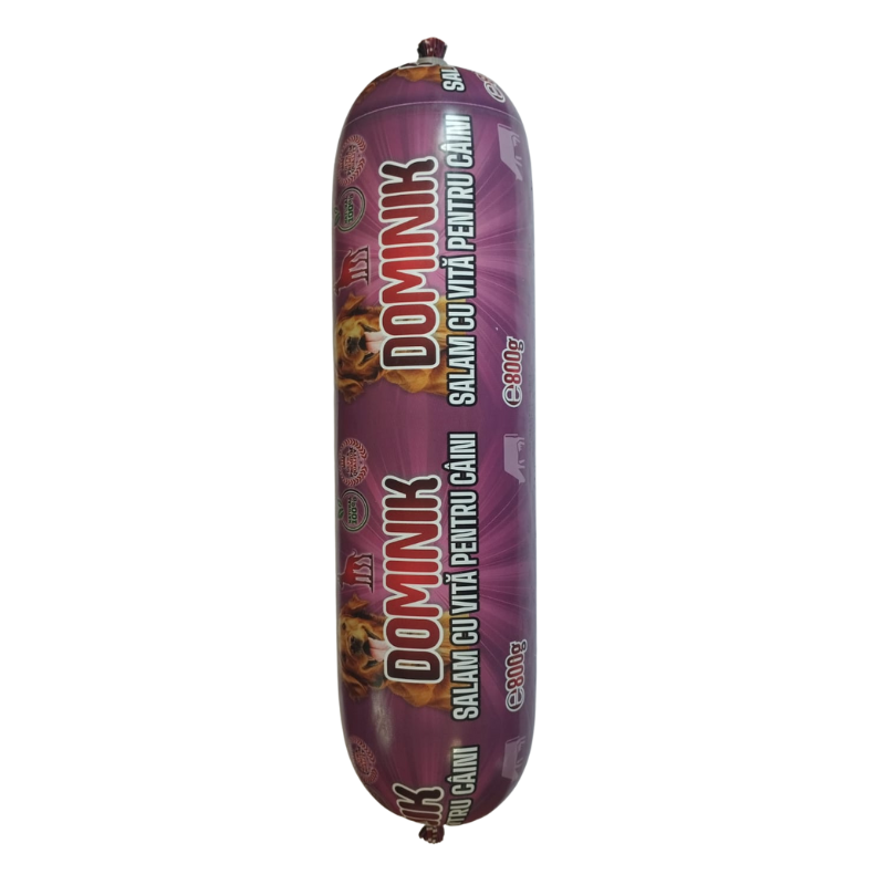 Salam pentru caini Dominik, Vita, 800g
