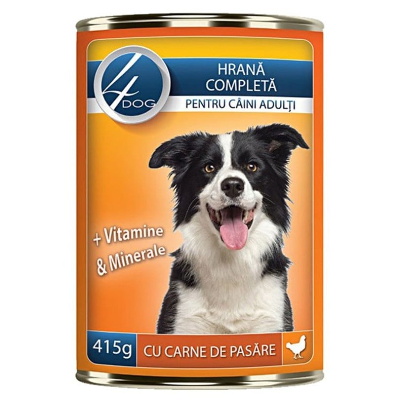 4dog Hrana Umeda Caini Pui Conserva 415g